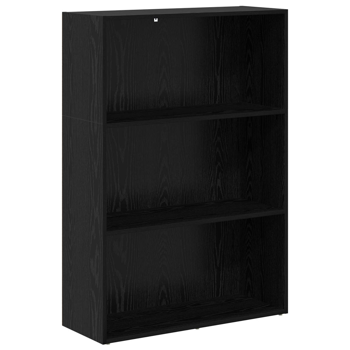 vidaXL Bookshelf 80 x 30 x 114 cm Engineered Wood Black Oak 2