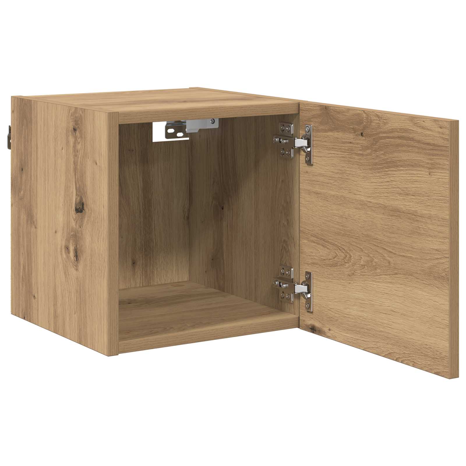 vidaXL Wall Mounted TV Cabinet Artisan Oak Engineered Wood 5