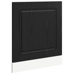 vidaXL Dishwasher Panel Kalmar Black Oak 60 x 1.5 x 57 cm 2