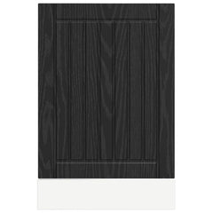 vidaXL Dishwasher Panel LUCCA Black Oak 45 x 1.5 x 57 cm 4
