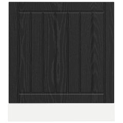 vidaXL Dishwasher Panel LUCCA Black Oak 60 x 1.5 x 57 cm 4