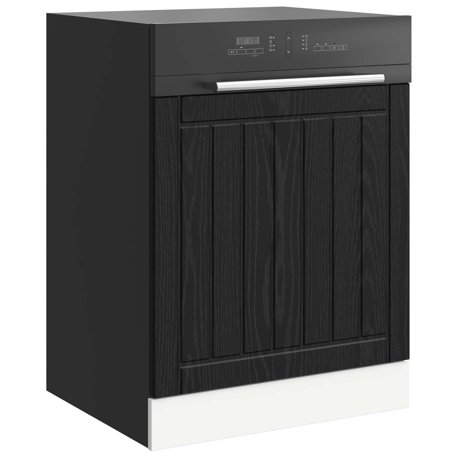 vidaXL Dishwasher Panel LUCCA Black Oak 60 x 1.5 x 57 cm 3
