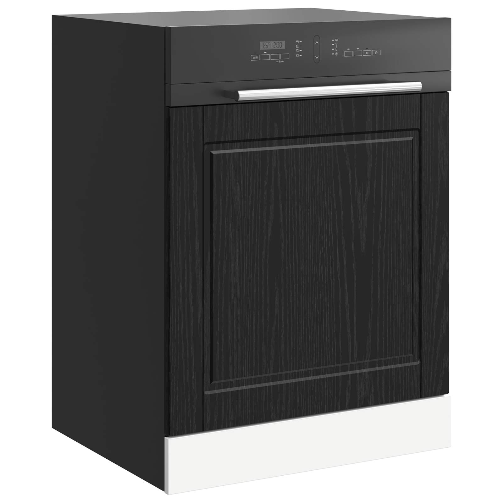 vidaXL Dishwasher Panel PORTO Black Oak 60 x 1.5 x 57 cm 3