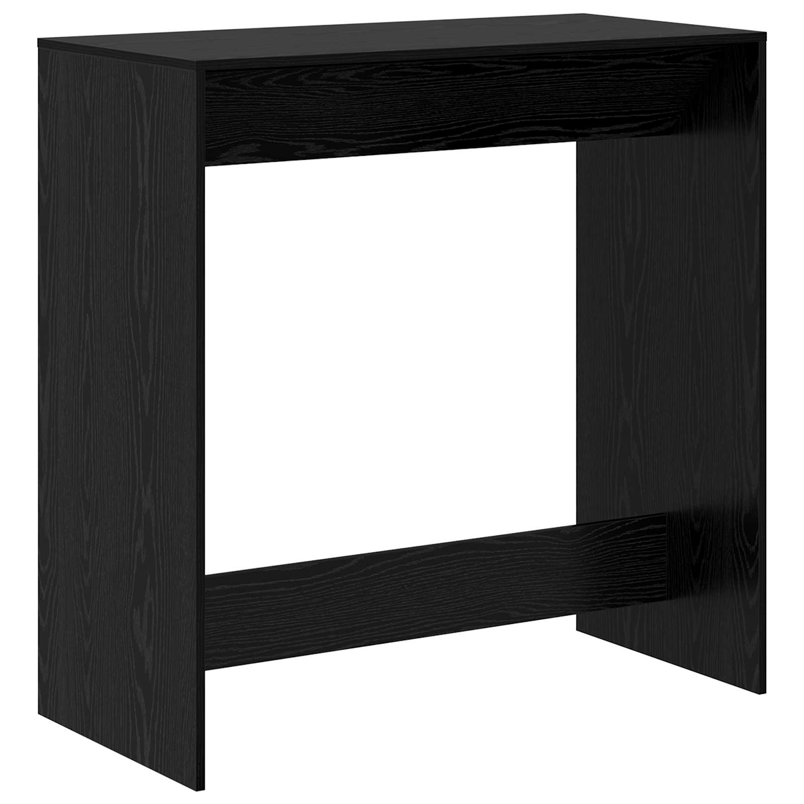 vidaXL Bar Table 102 x 50 x 103.5 cm Engineered Wood Black Oak 2