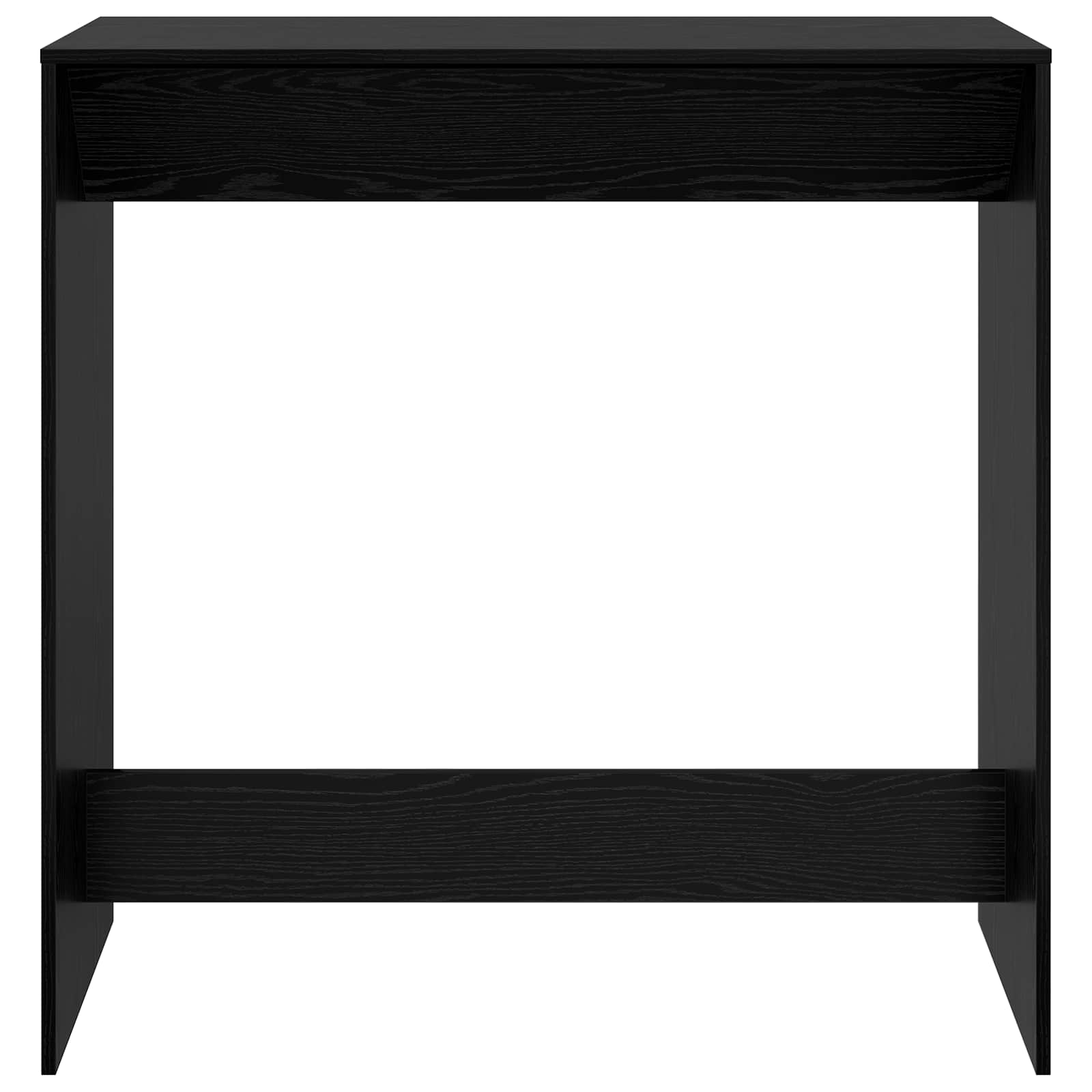 vidaXL Bar Table 102 x 50 x 103.5 cm Engineered Wood Black Oak 4