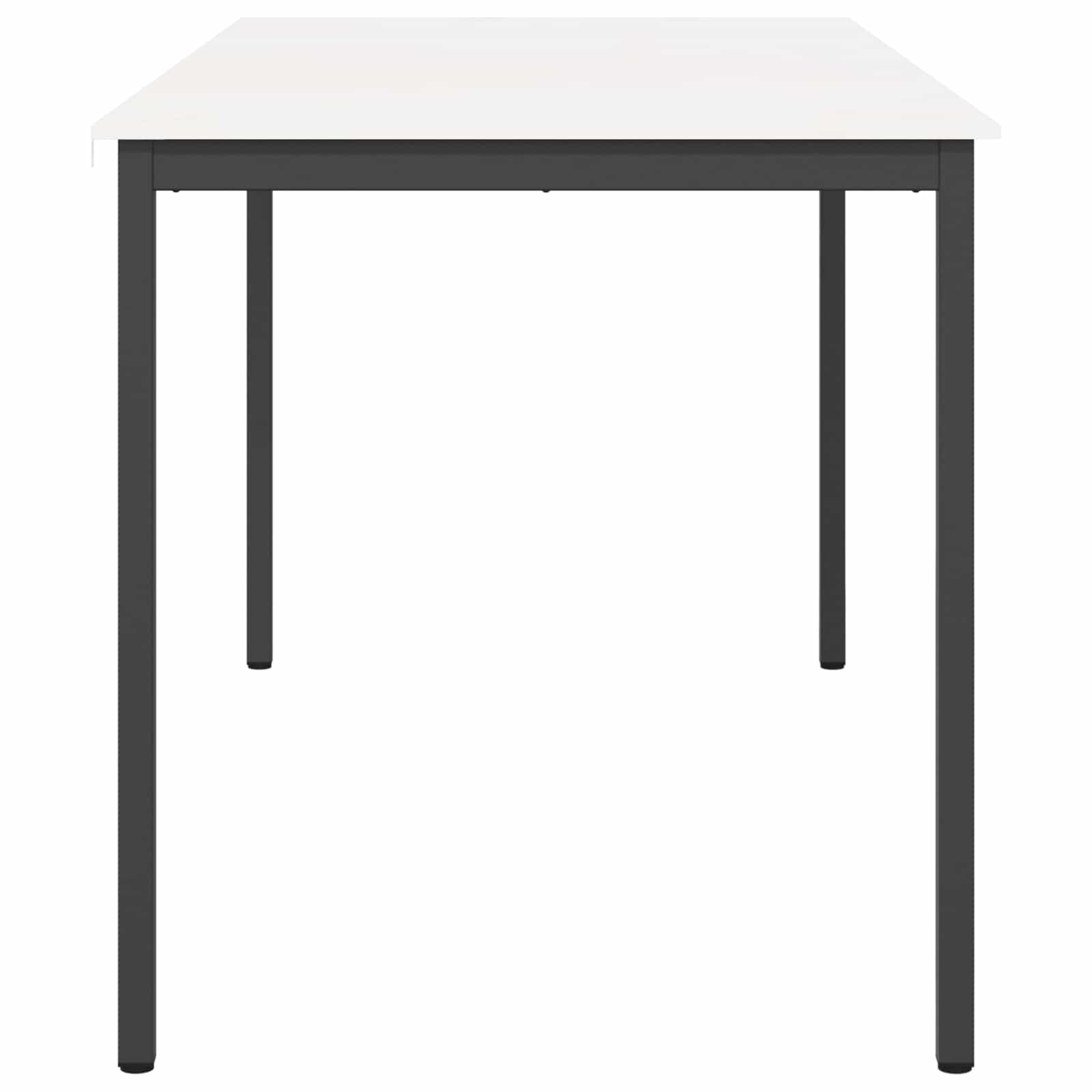 vidaXL Bar Table White 200 x 100 x 105 cm Solid Pine Wood 6