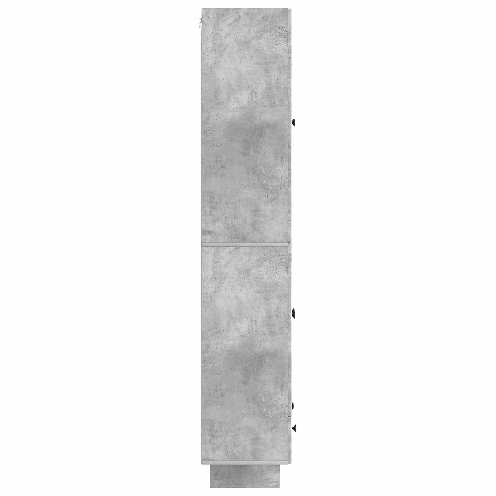 vidaXL Cabinet Set 2 pcs Concrete Grey 66 x 34.5 x 95 cm 6