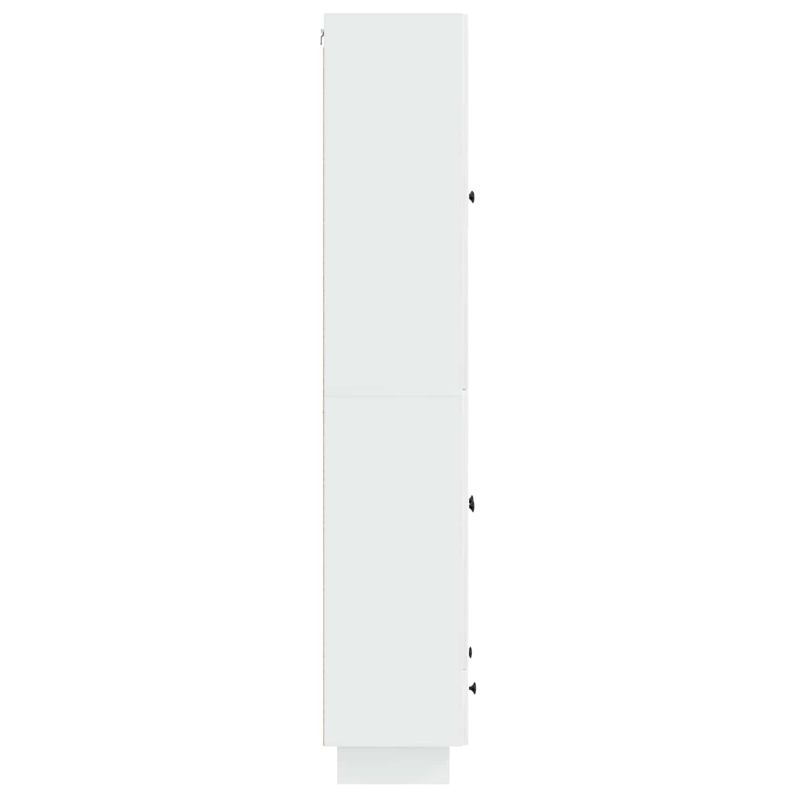 vidaXL Cabinet Set 2 pcs High Gloss White 66 x 34.5 x 95 cm 6