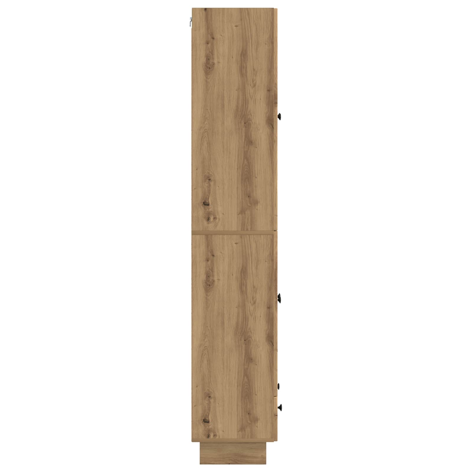vidaXL Cabinet Set 2 pcs Artisan Oak Engineered Wood 6