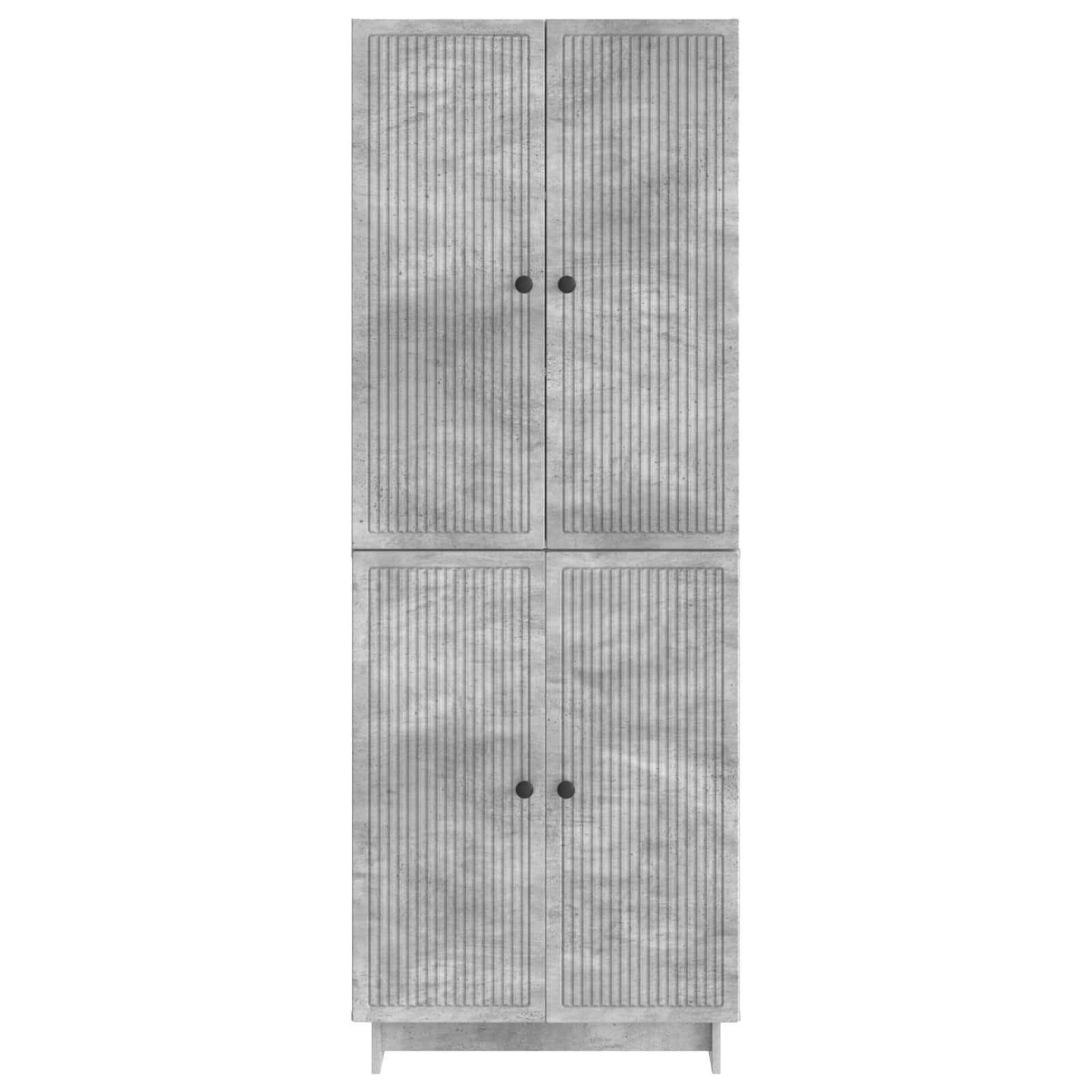 vidaXL Cabinet Set 2 pcs Concrete Grey 66 x 34.5 x 90 cm 5