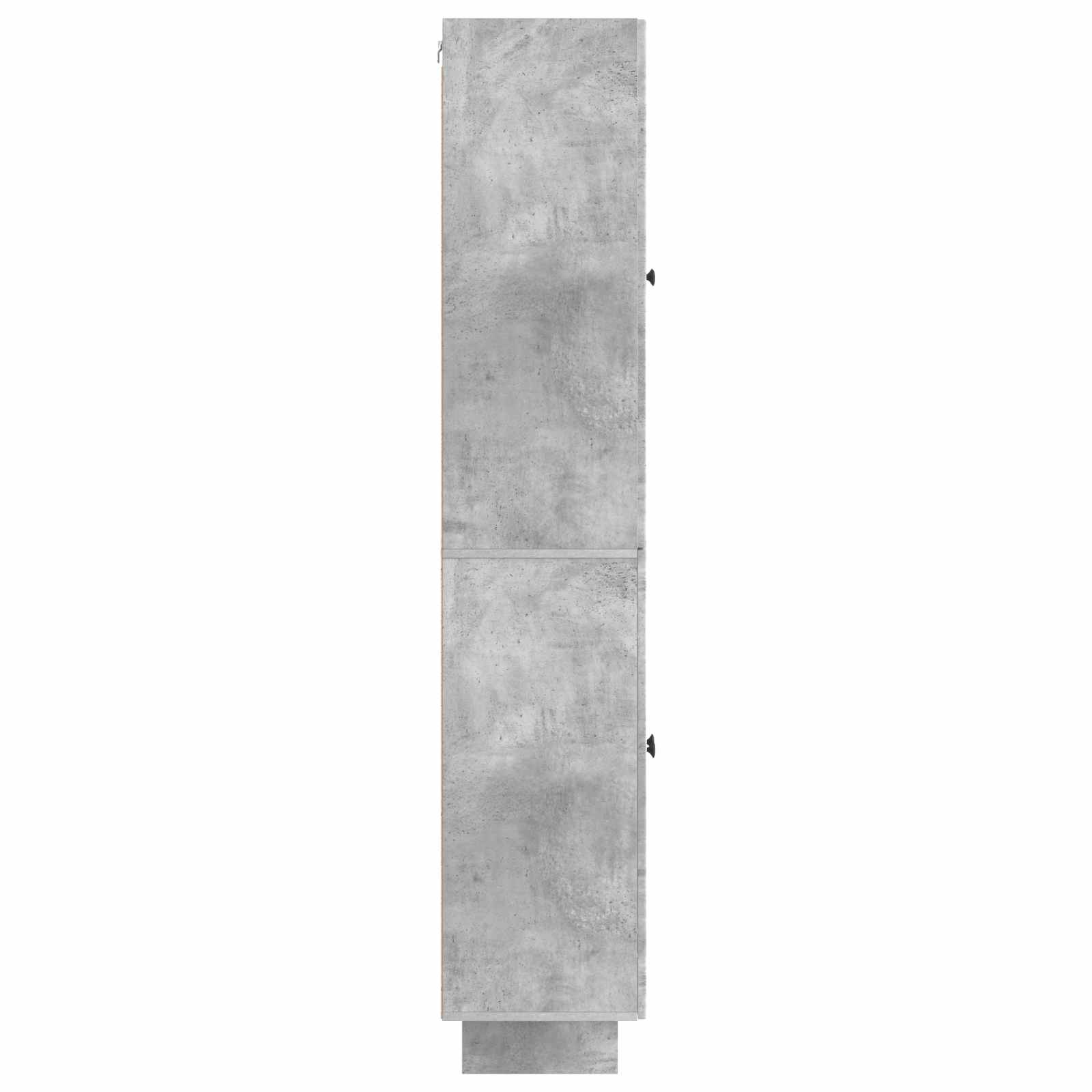 vidaXL Cabinet Set 2 pcs Concrete Grey 66 x 34.5 x 90 cm 6
