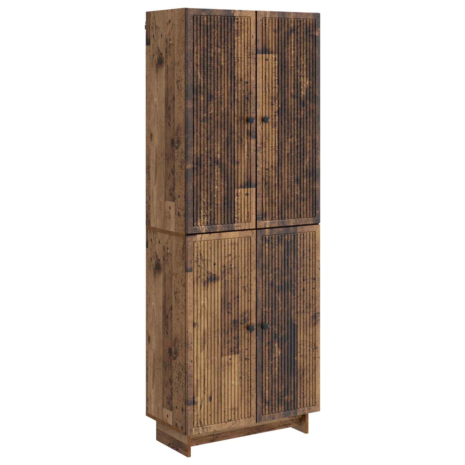 vidaXL Cabinet Set 2 pcs Old Wood 66 x 34.5 x 90 cm Engineered Wood 2