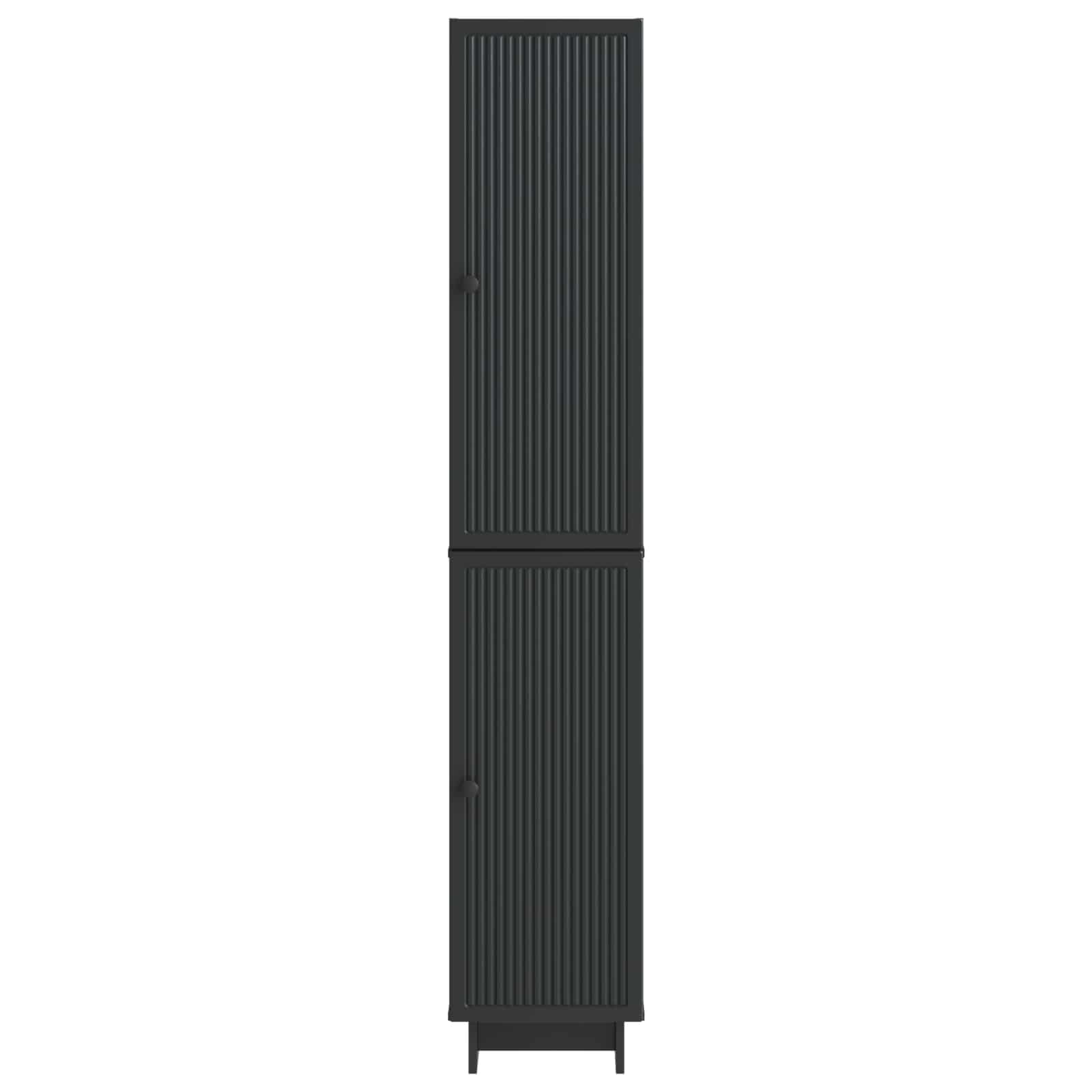 vidaXL Cabinet Set 2 pcs Black 34.5 x 33 x 90 cm Engineered Wood 5