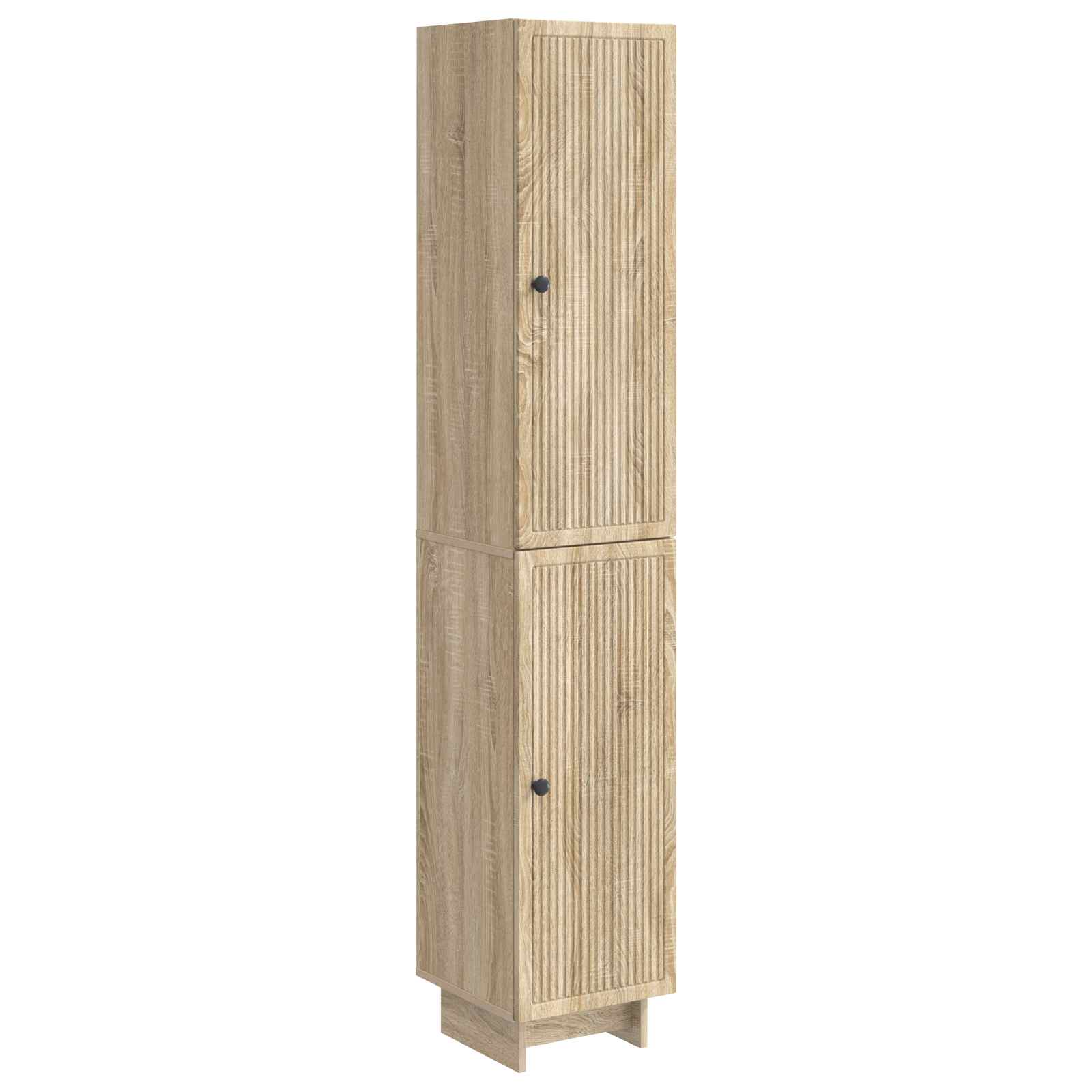 vidaXL Cabinet Set 2 pcs Sonoma Oak 34.5 x 33 x 90 cm Engineered Wood 2