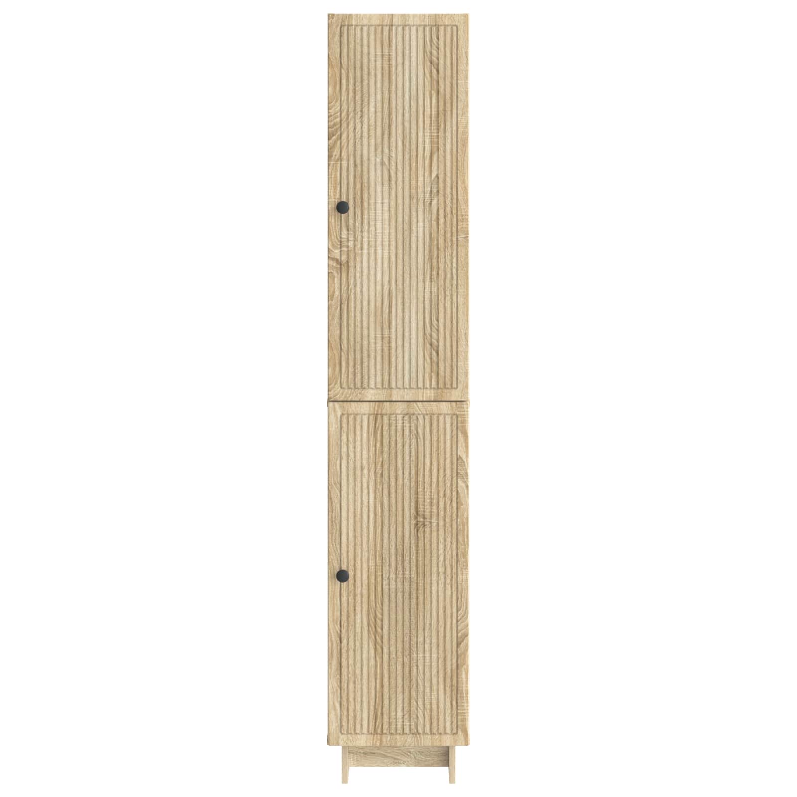 vidaXL Cabinet Set 2 pcs Sonoma Oak 34.5 x 33 x 90 cm Engineered Wood 5
