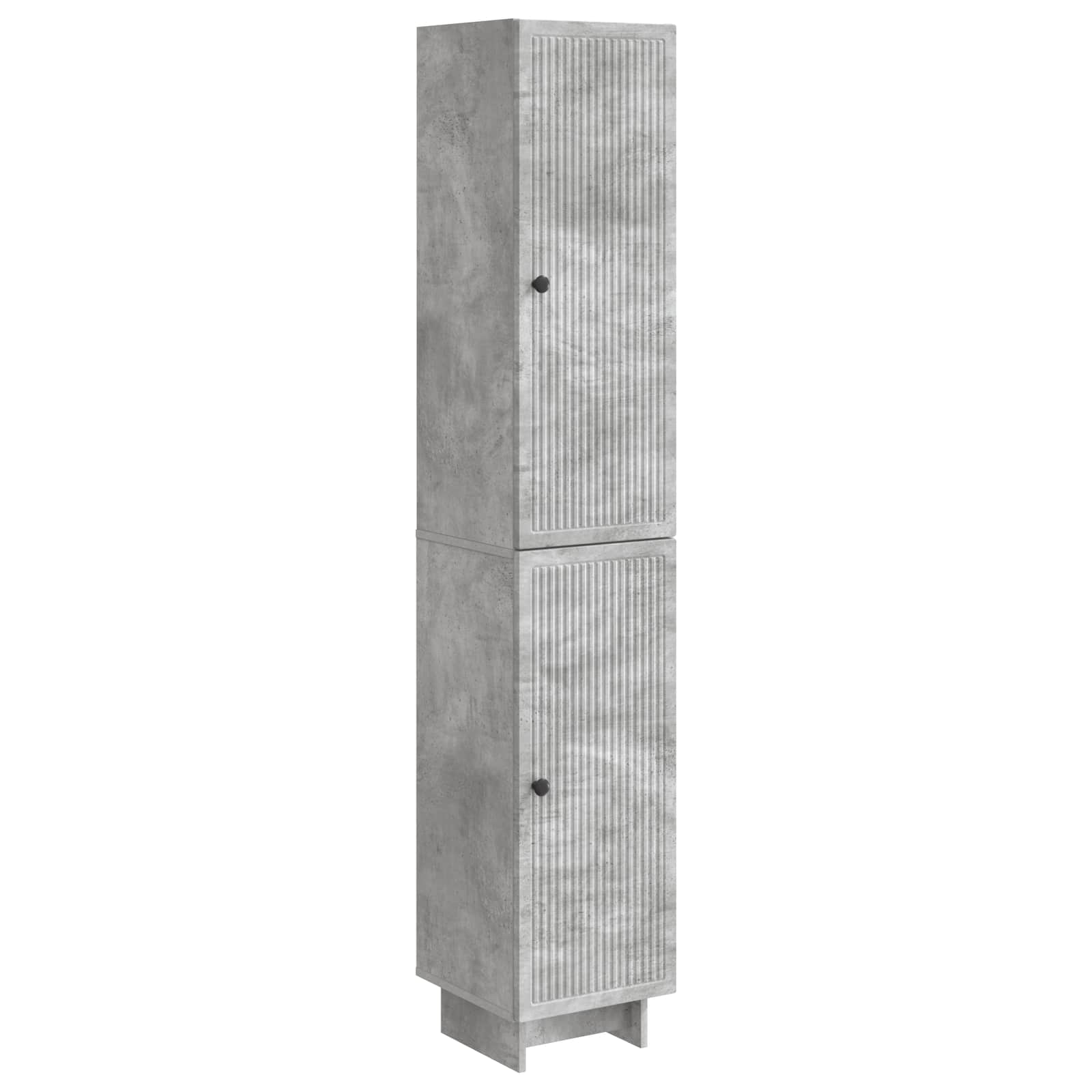vidaXL Cabinet Set 2 pcs Concrete Grey 34.5 x 33 x 90 cm 2