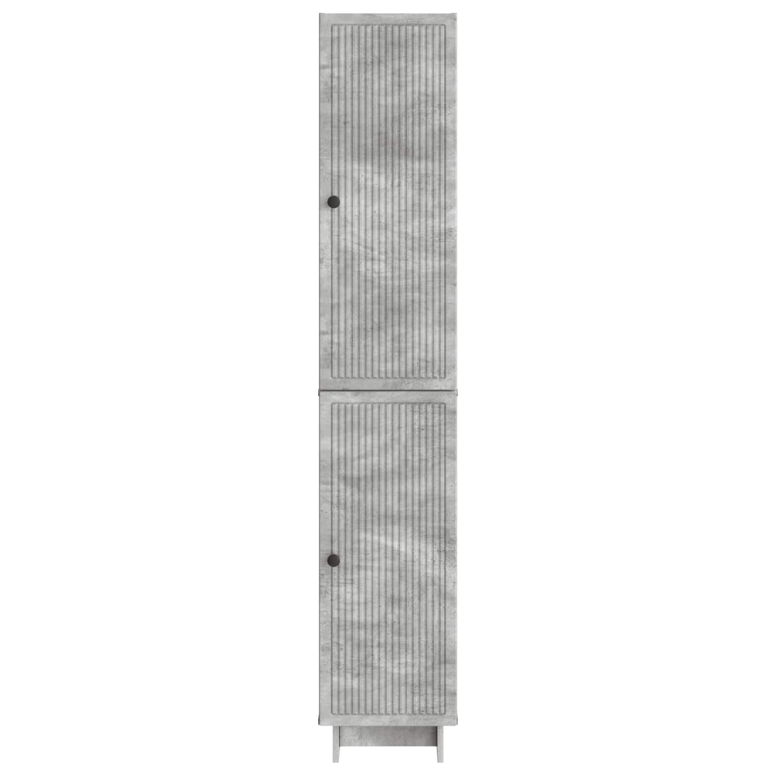 vidaXL Cabinet Set 2 pcs Concrete Grey 34.5 x 33 x 90 cm 5