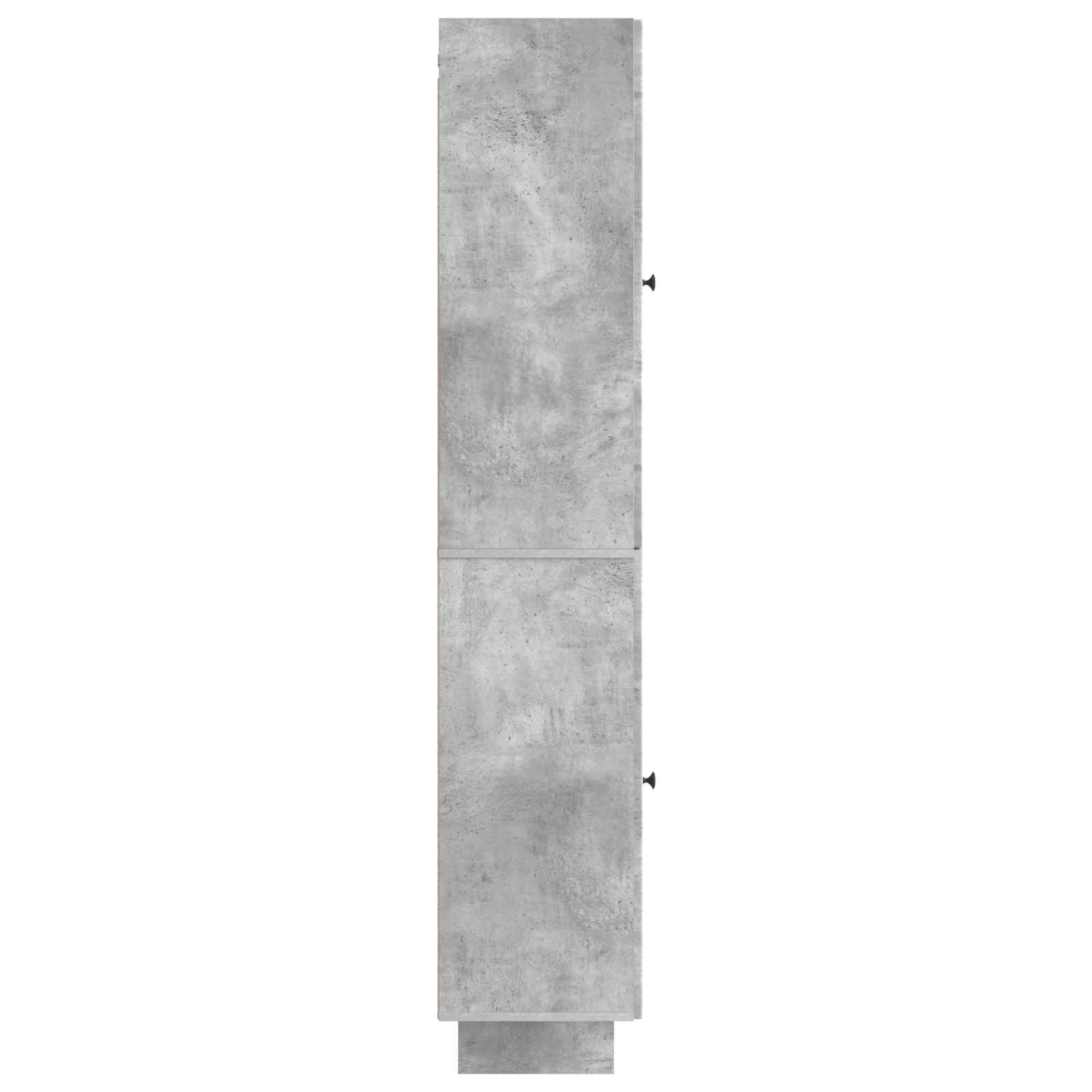 vidaXL Cabinet Set 2 pcs Concrete Grey 34.5 x 33 x 90 cm 6