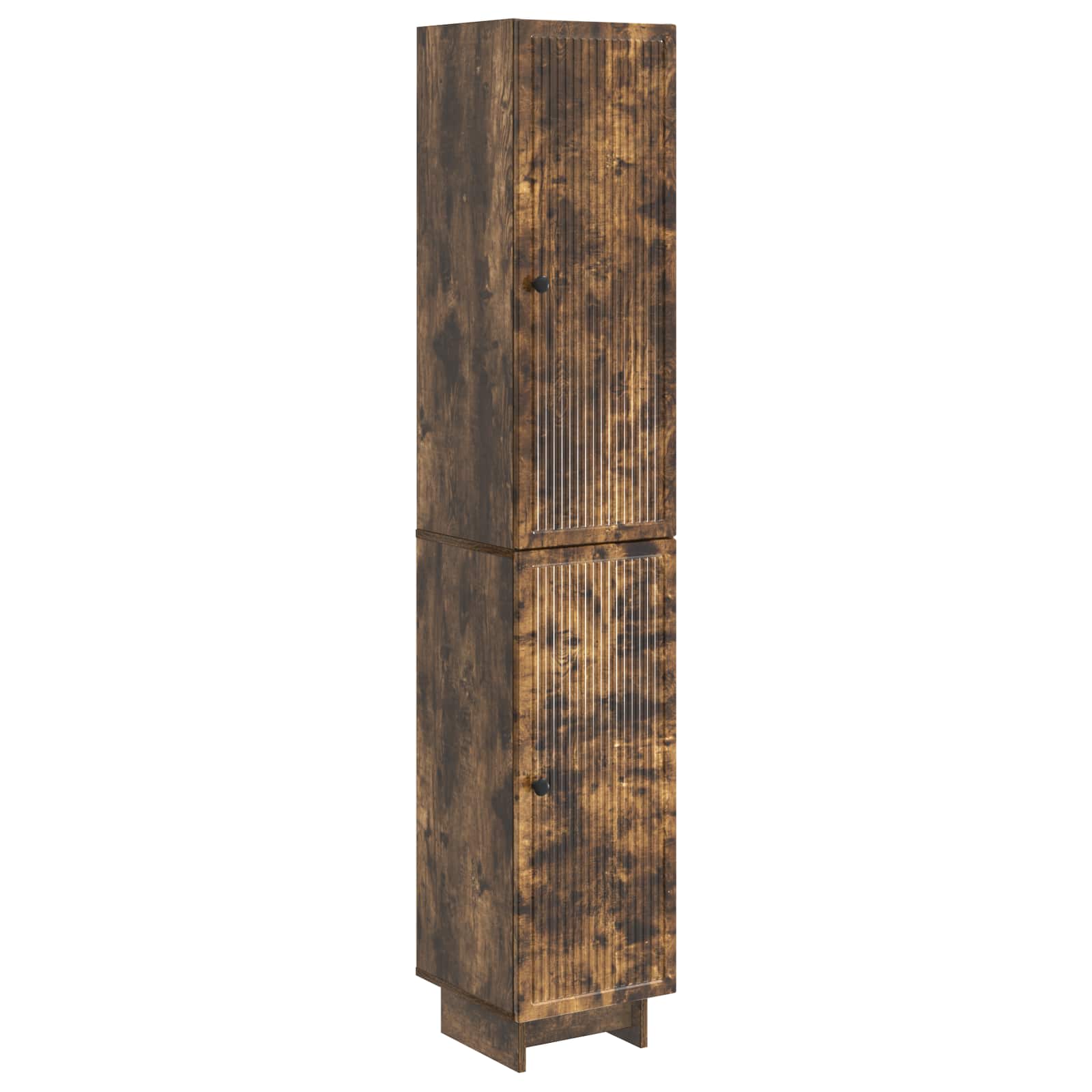 vidaXL Cabinet Set 2 pcs Smoked Oak 34.5 x 33 x 90 cm Engineered Wood 2