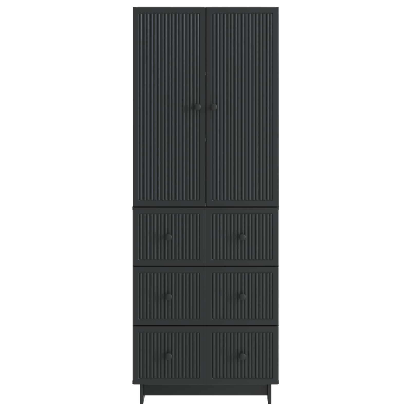 vidaXL Cabinet Set 2 pcs 66 x 34.5 x 90 cm Engineered Wood 5