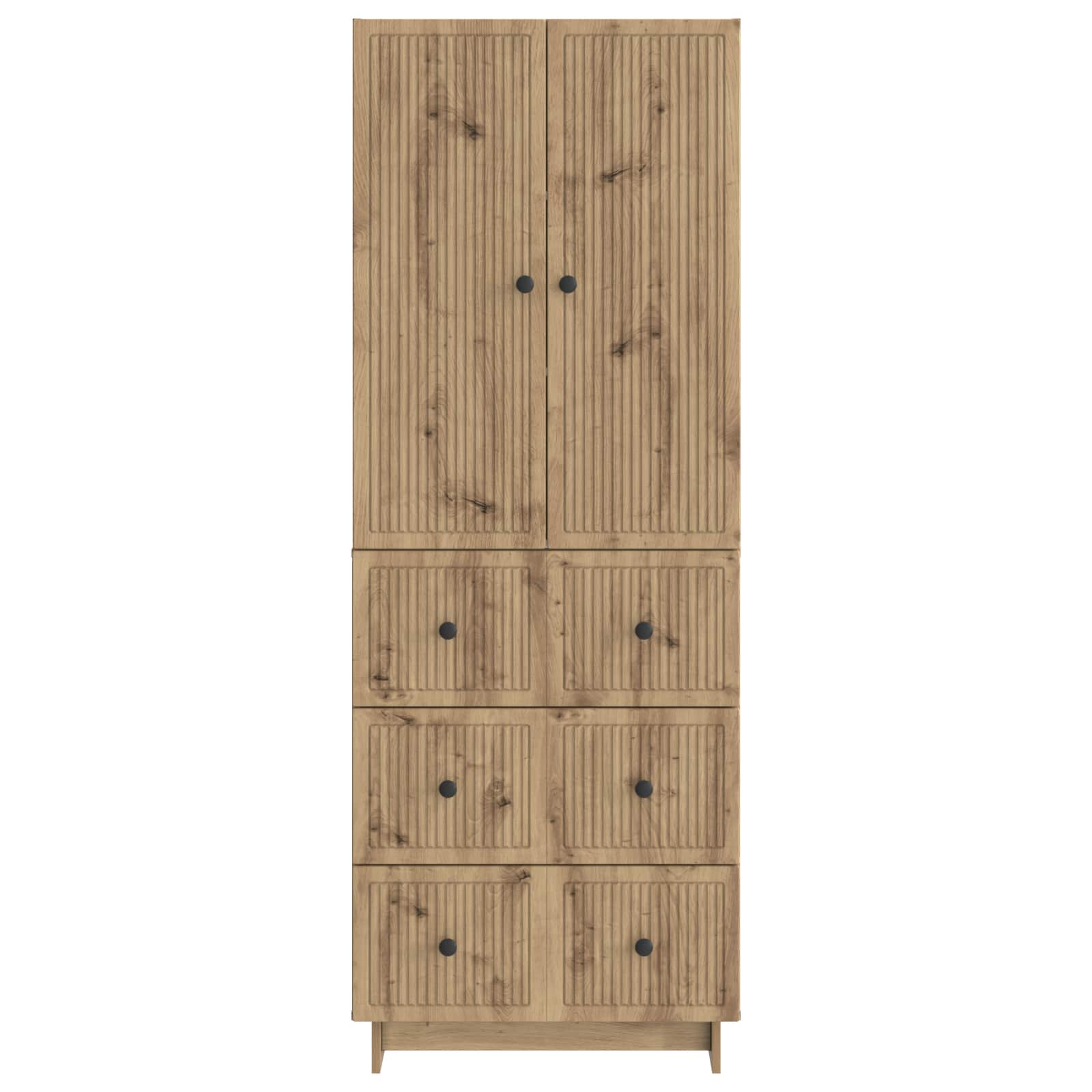 vidaXL Cabinet Set 2 pcs Engineered Wood 5