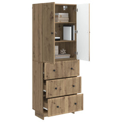 vidaXL Cabinet Set 2 pcs Engineered Wood 3
