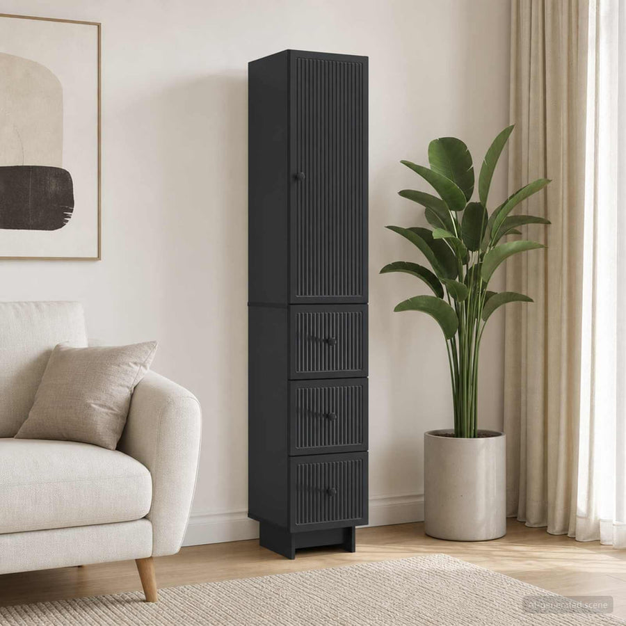 Cabinet Set 2 pcs Engineered Wood