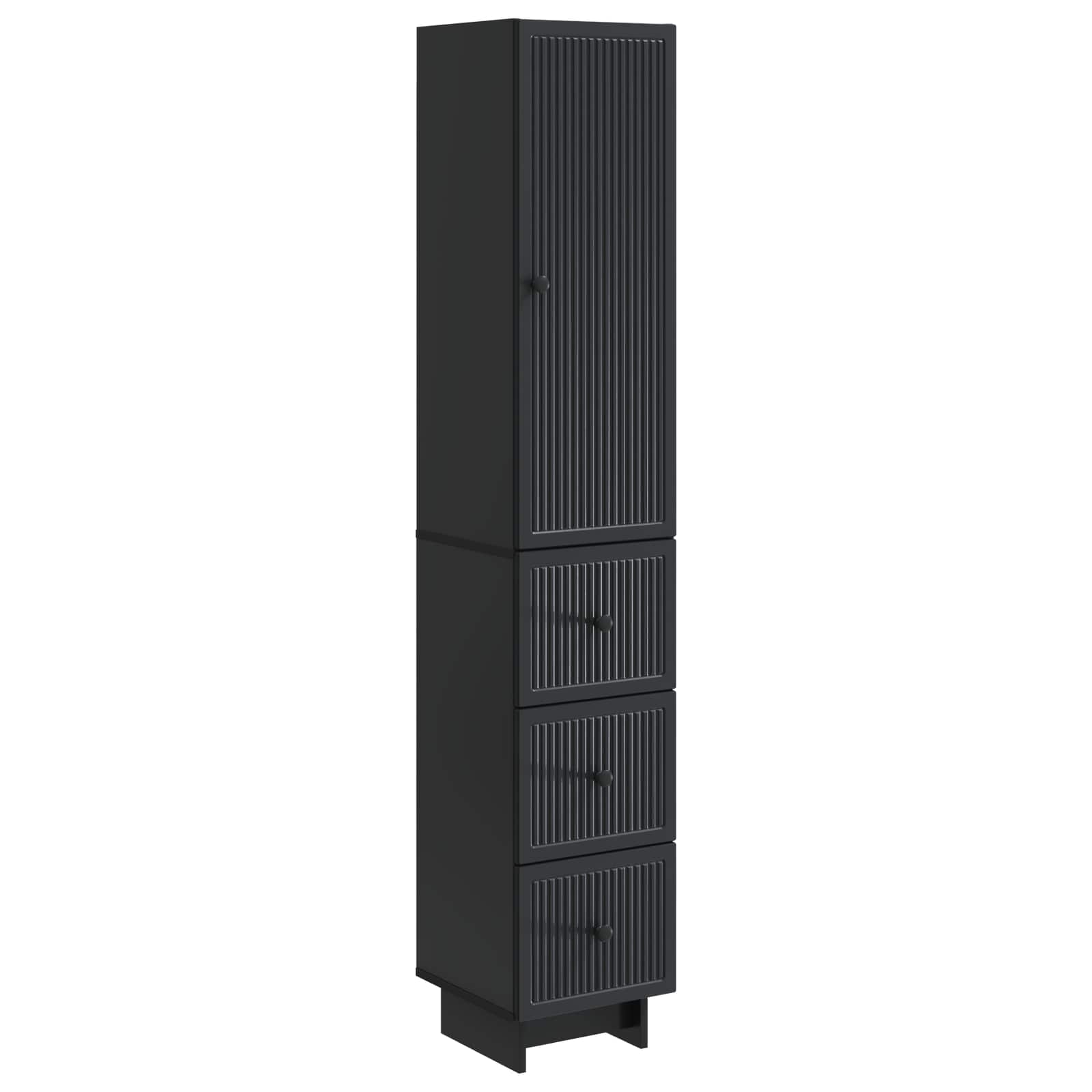 vidaXL Cabinet Set 2 pcs 33 x 34.5 x 90 cm Engineered Wood 2
