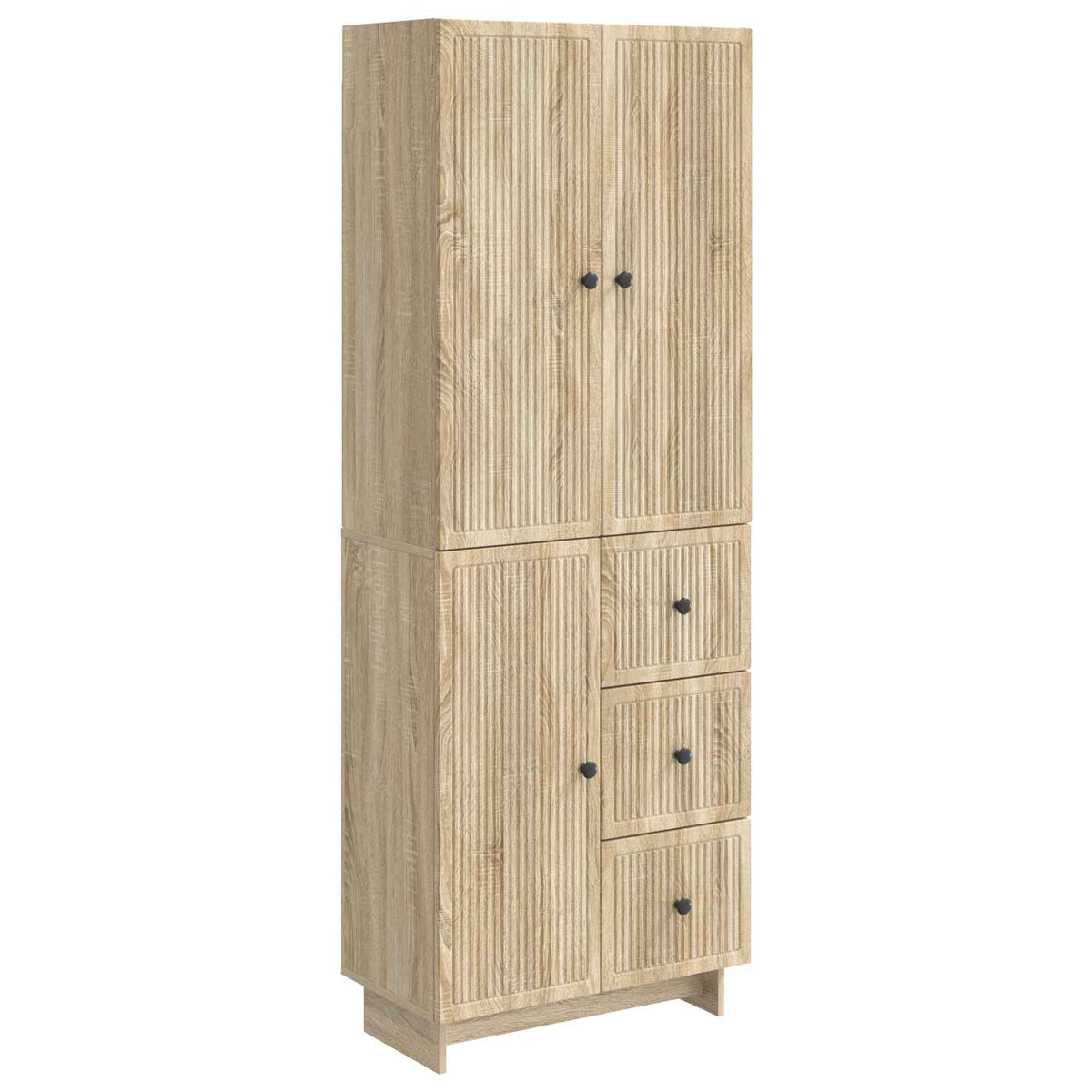 Cabinet Set 2 pcs Engineered Wood Sonoma oak