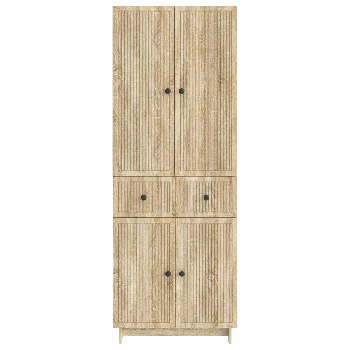 Cabinet Set 2 pcs Engineered Wood Sonoma oak