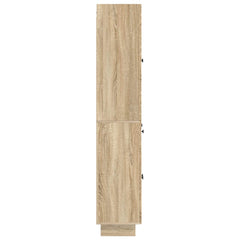 Cabinet Set 2 pcs Engineered Wood Sonoma oak