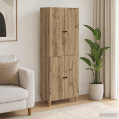 Cabinet Set 2 pcs Engineered Wood Artisan oak