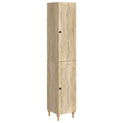 vidaXL Cabinet Set 2 pcs Sonoma Oak Engineered Wood 2