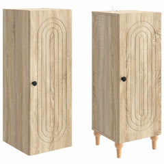 vidaXL Cabinet Set 2 pcs Sonoma Oak Engineered Wood 4