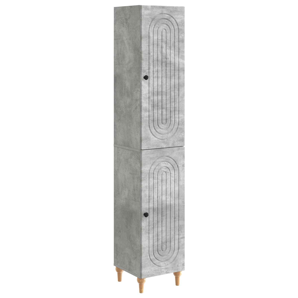vidaXL Cabinet Set 2 pcs Concrete Grey Engineered Wood 2