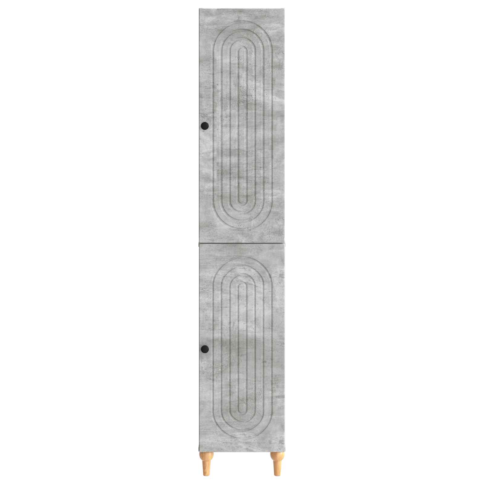 vidaXL Cabinet Set 2 pcs Concrete Grey Engineered Wood 5