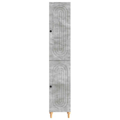vidaXL Cabinet Set 2 pcs Concrete Grey Engineered Wood 5