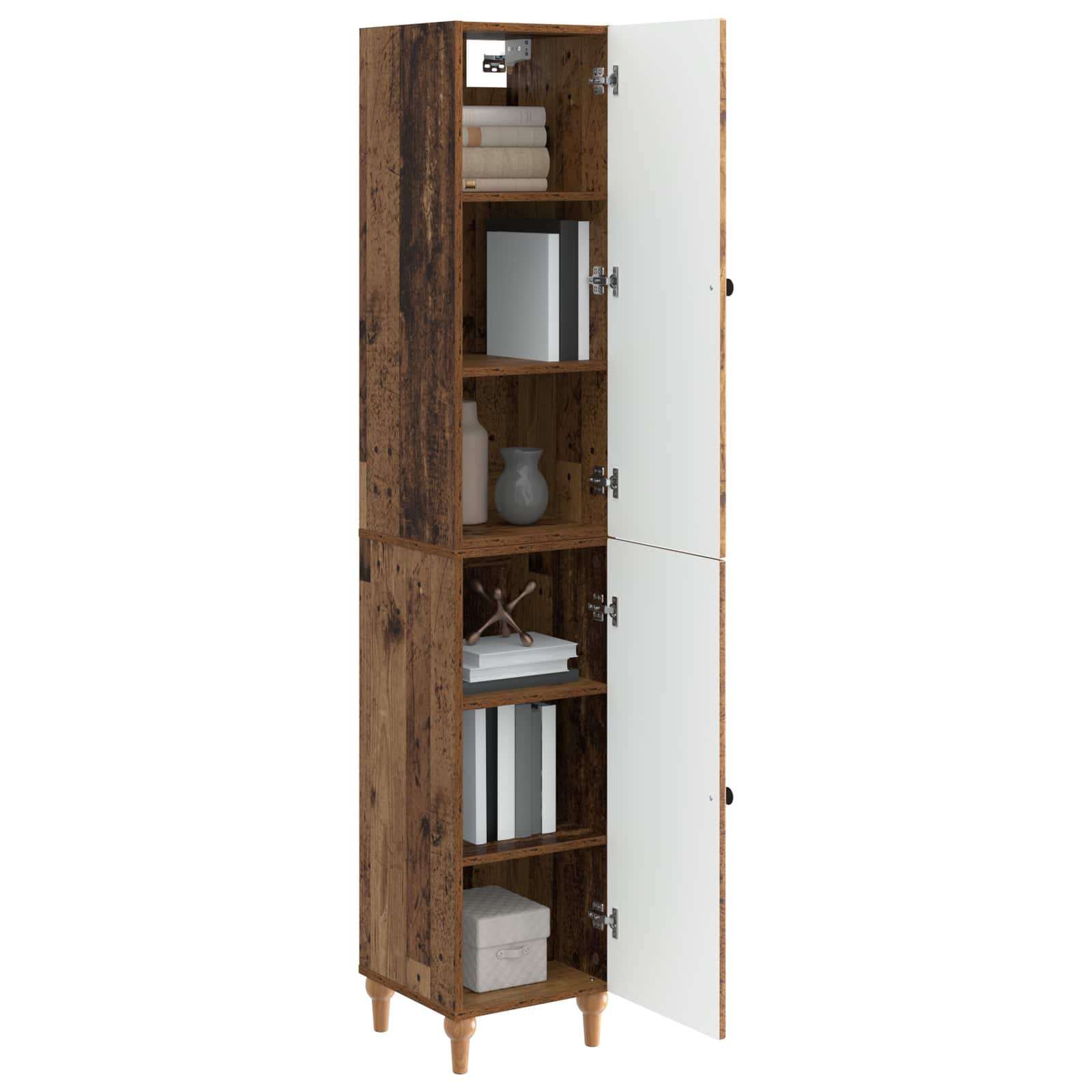 vidaXL Cabinet Set 2 pcs Old Wood Engineered Wood 3
