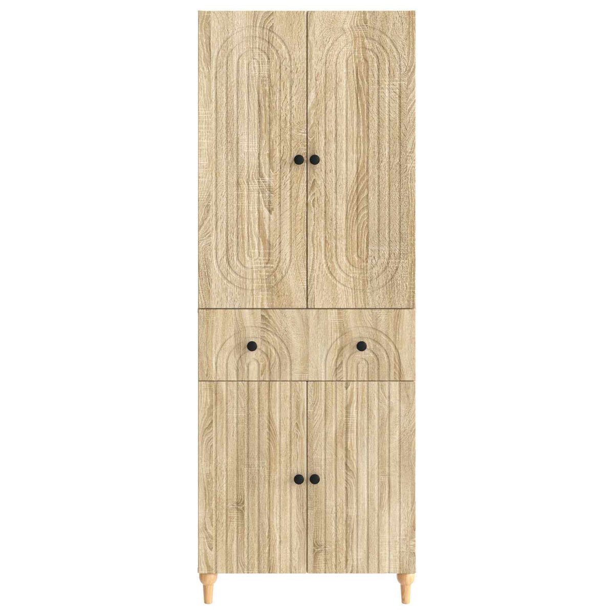 Cabinet Set 2 pcs Engineered Wood Sonoma oak