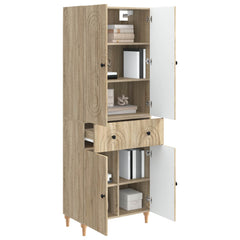 Cabinet Set 2 pcs Engineered Wood Sonoma oak