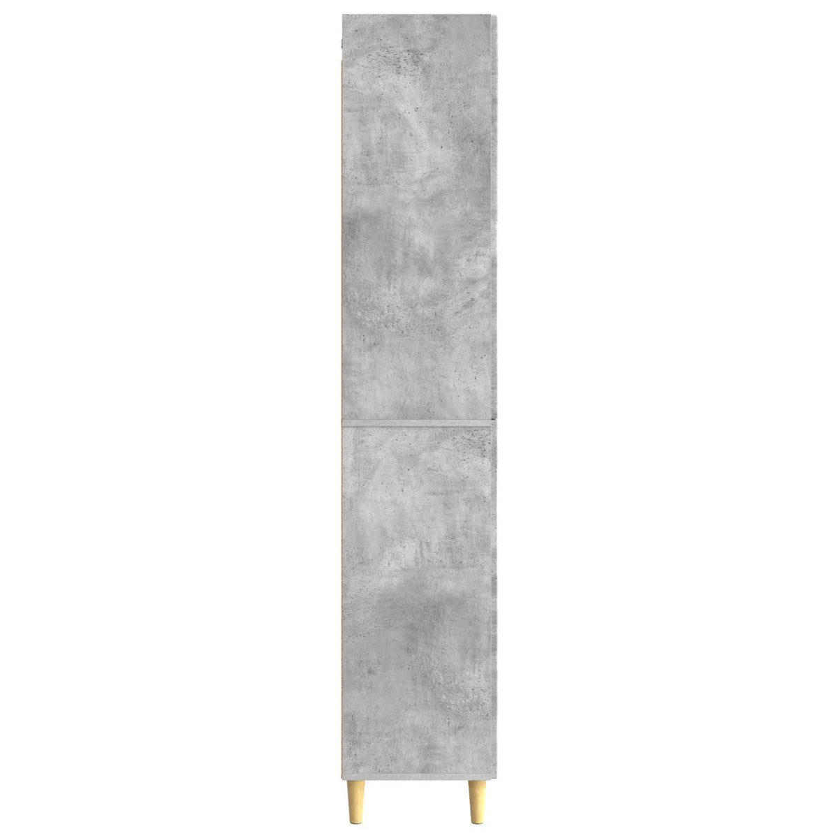 Cabinet Set 2 pcs Engineered Wood Concrete grey