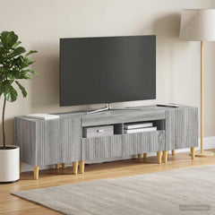 3 Piece LED TV Cabinet ARNHEM 3 pcs Engineered Wood Grey sonoma 81 cm