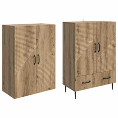 Cabinet Set 2 pcs Engineered Wood Artisan oak