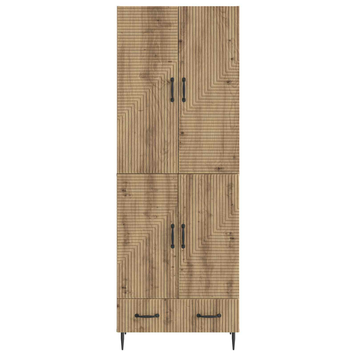 Cabinet Set 2 pcs Engineered Wood Artisan oak