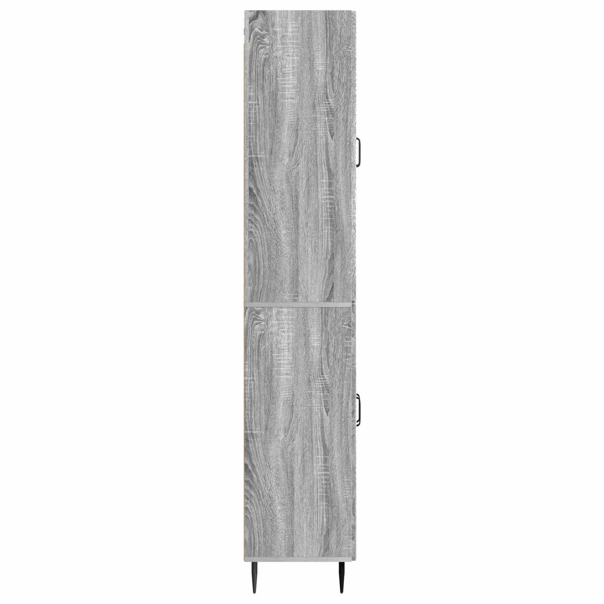 vidaXL Cabinet Set 2 pcs Grey Sonoma 66 x 34.5 x 89.5 cm 6
