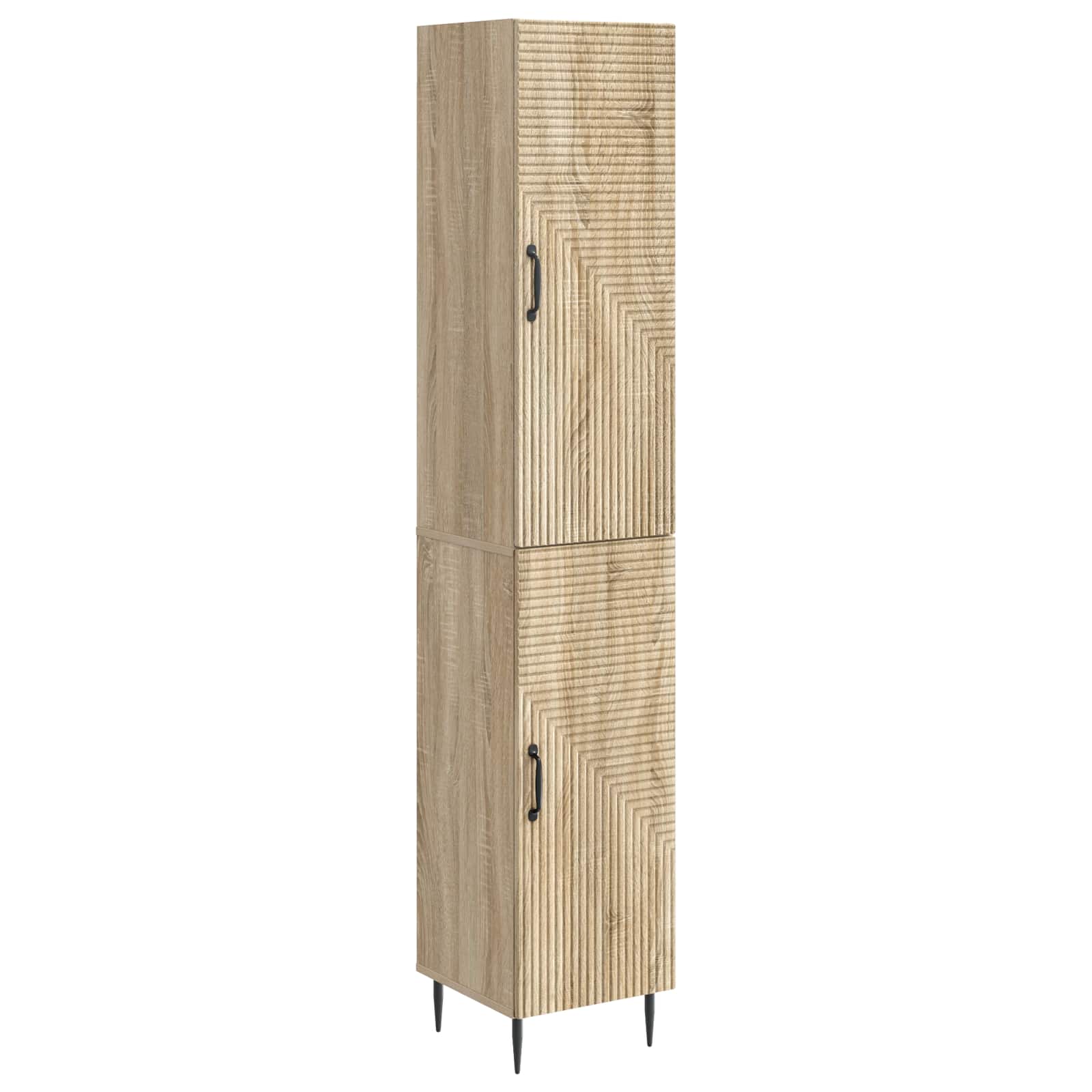 vidaXL Cabinet Set 2 pcs Sonoma Oak 33 x 34.5 x 89.5 cm 2
