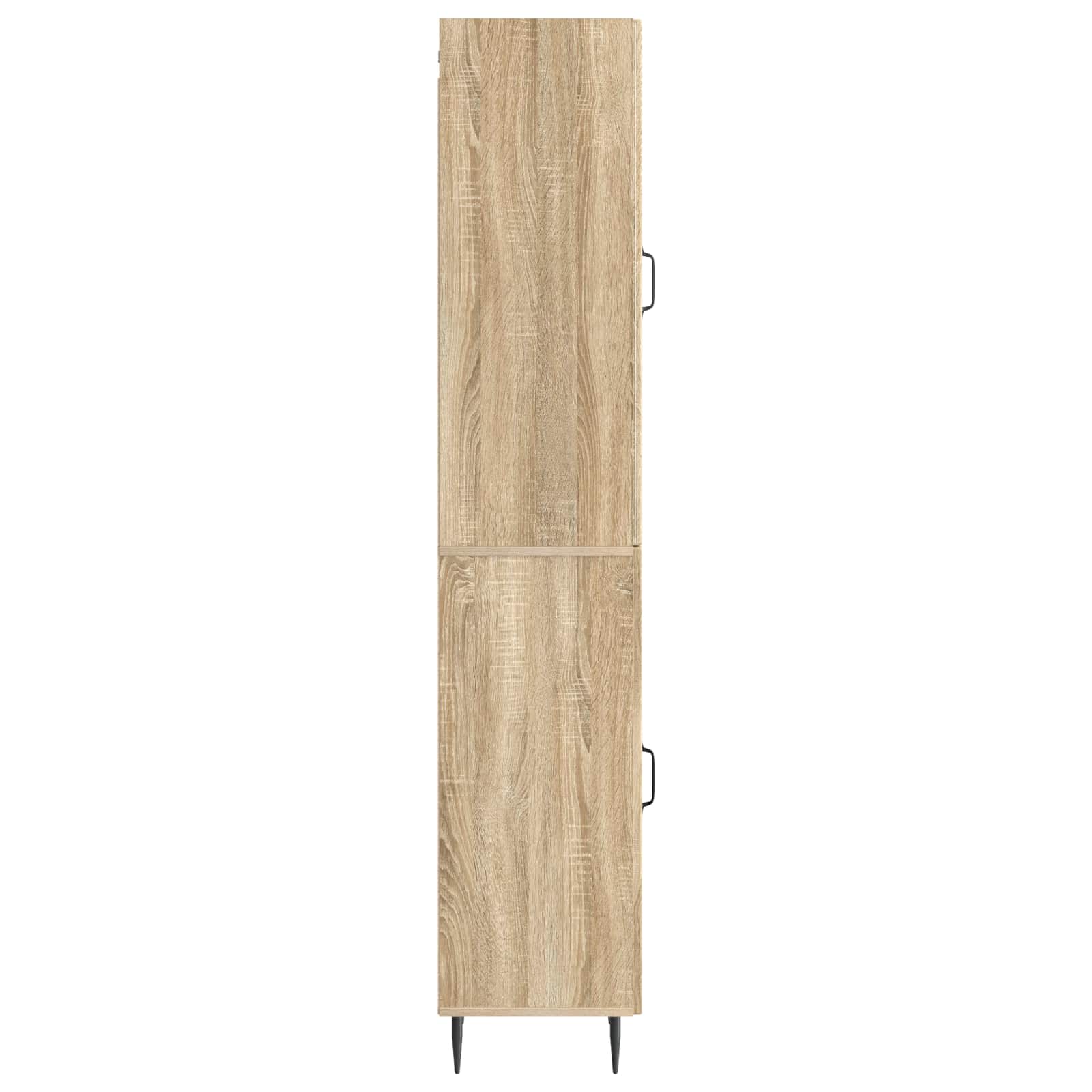 vidaXL Cabinet Set 2 pcs Sonoma Oak 33 x 34.5 x 89.5 cm 6
