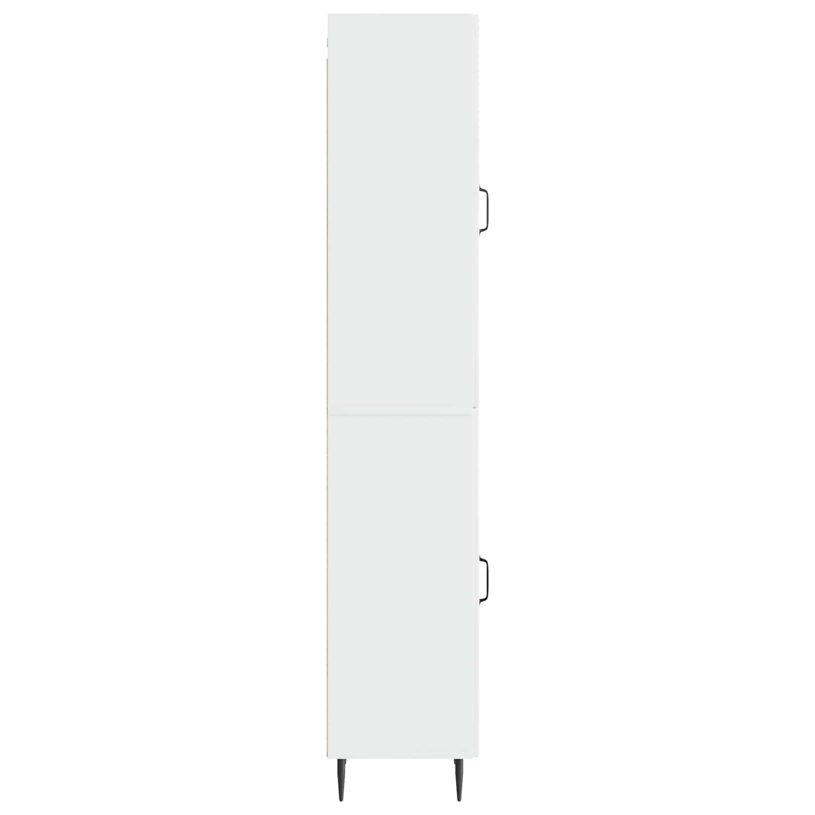 vidaXL Cabinet Set 2 pcs High Gloss White 33 x 34.5 x 89.5 cm 6