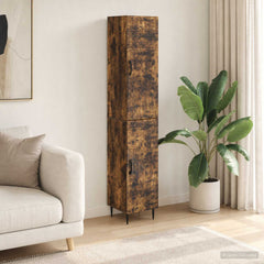 vidaXL Cabinet Set 2 pcs Smoked Oak 33 x 34.5 x 89.5 cm 1