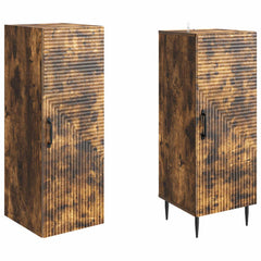 vidaXL Cabinet Set 2 pcs Smoked Oak 33 x 34.5 x 89.5 cm 4